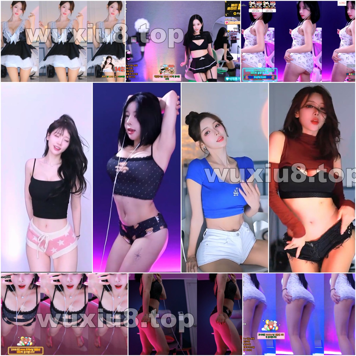 Afreeca TV 多位主播合集（34v 7.1G）