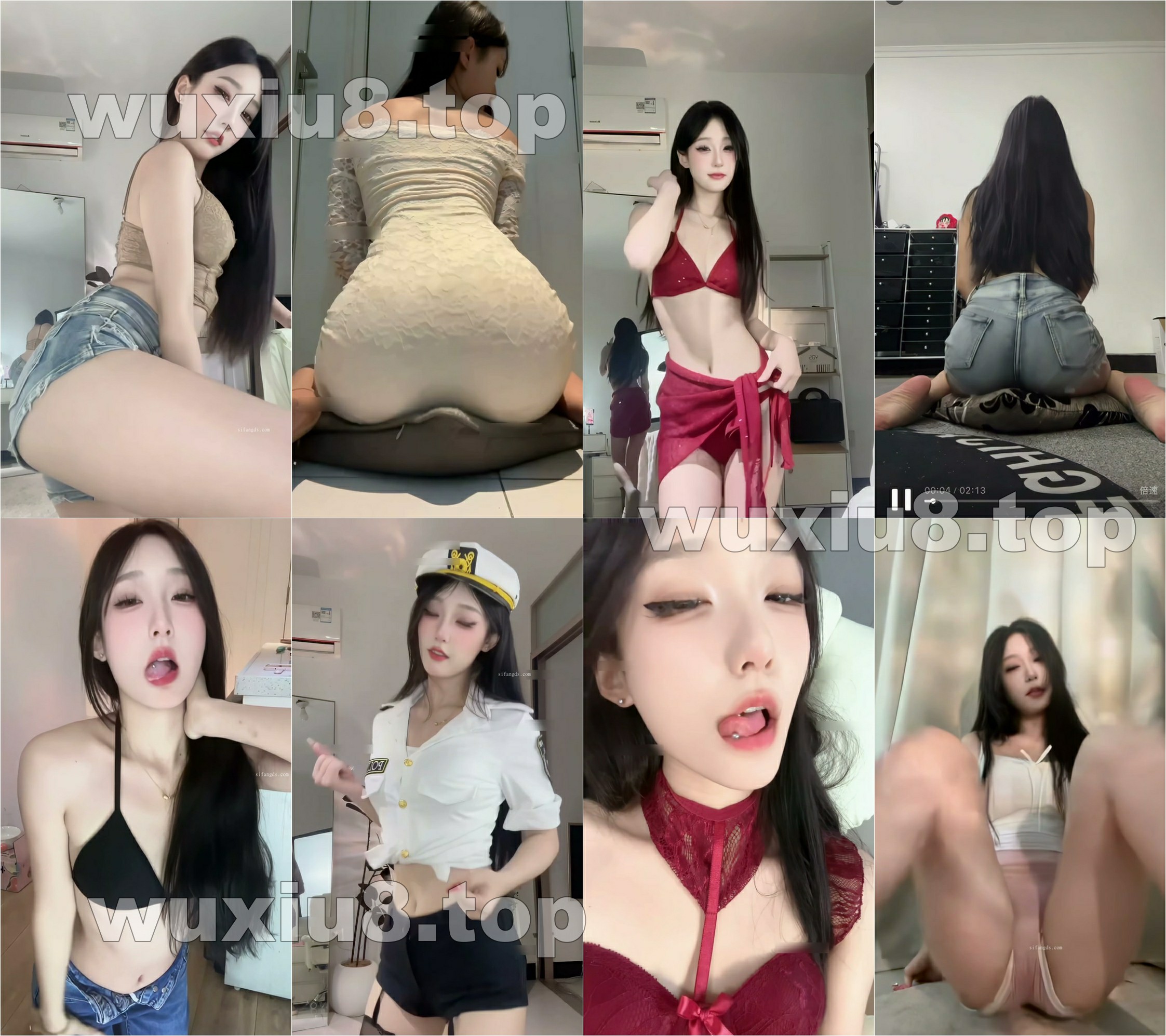 【快手】丸子鱼付舞蹈合集 (17v 2.4G）