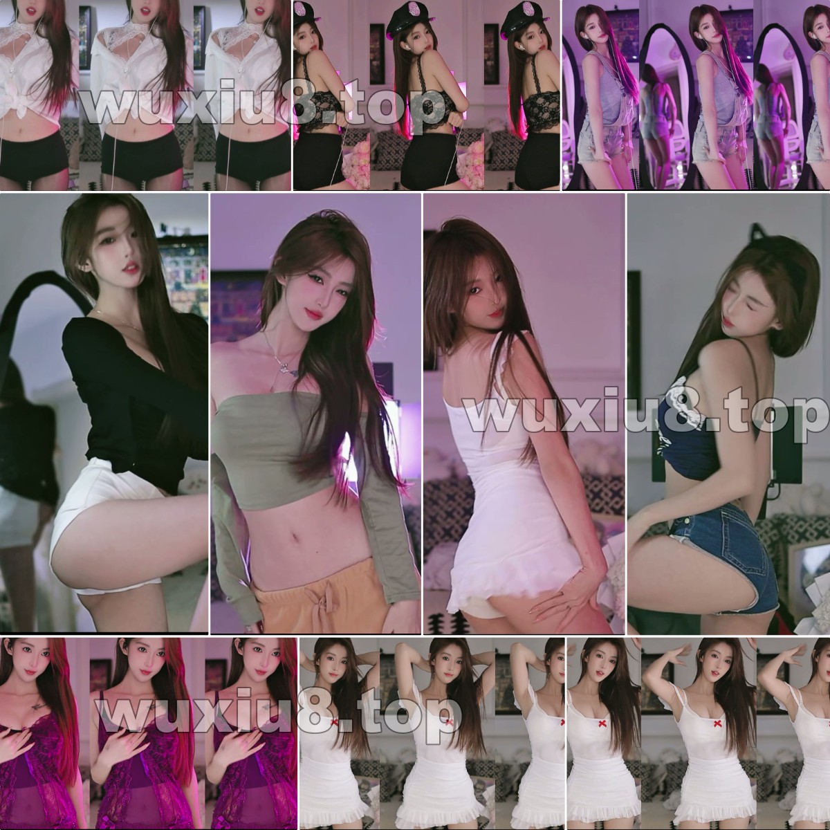 【斗鱼主播】 呆谜兔 热舞剪辑（31v 7.3G）