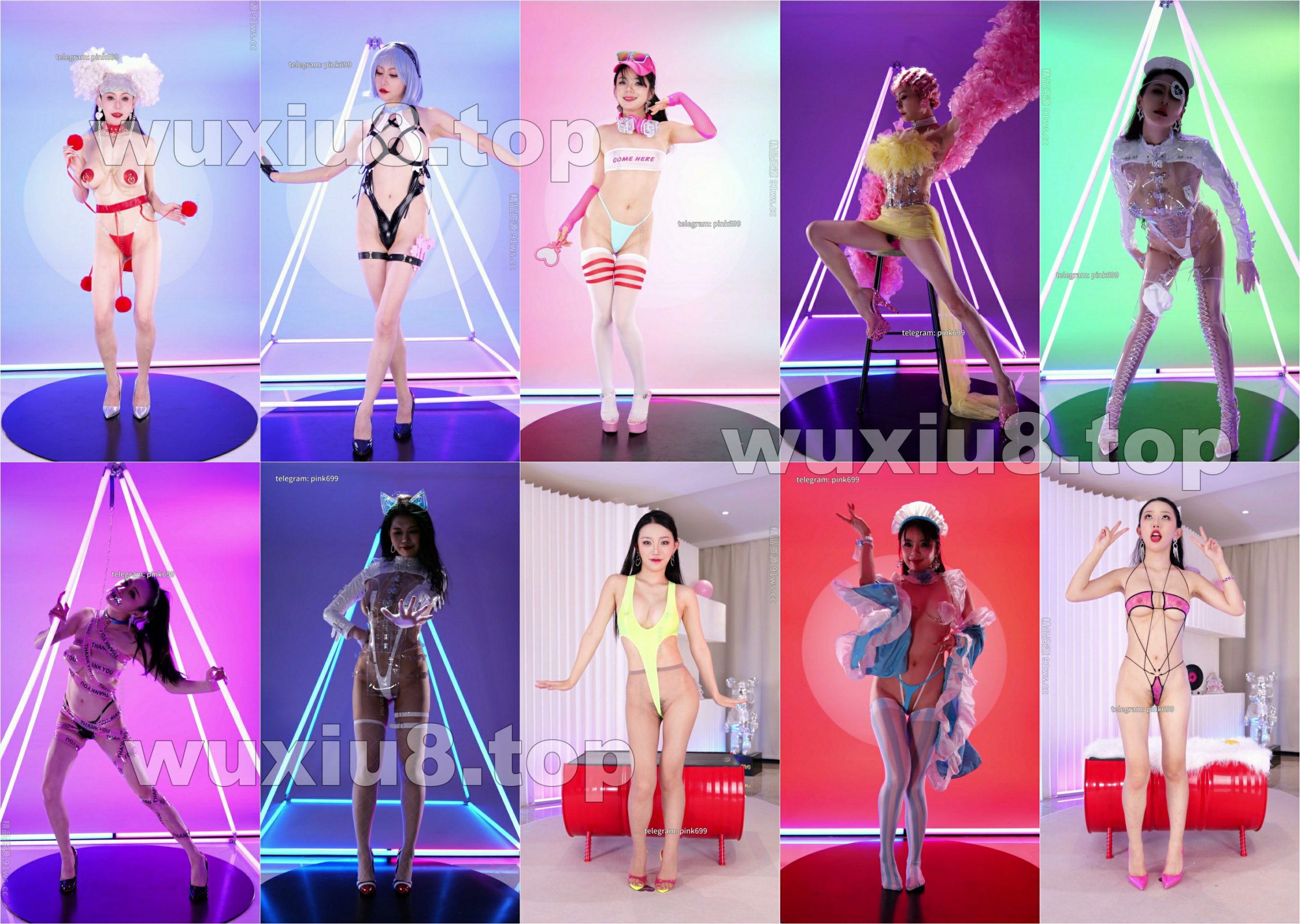 【PINK舞团】合集第8期（7v 8.4G）