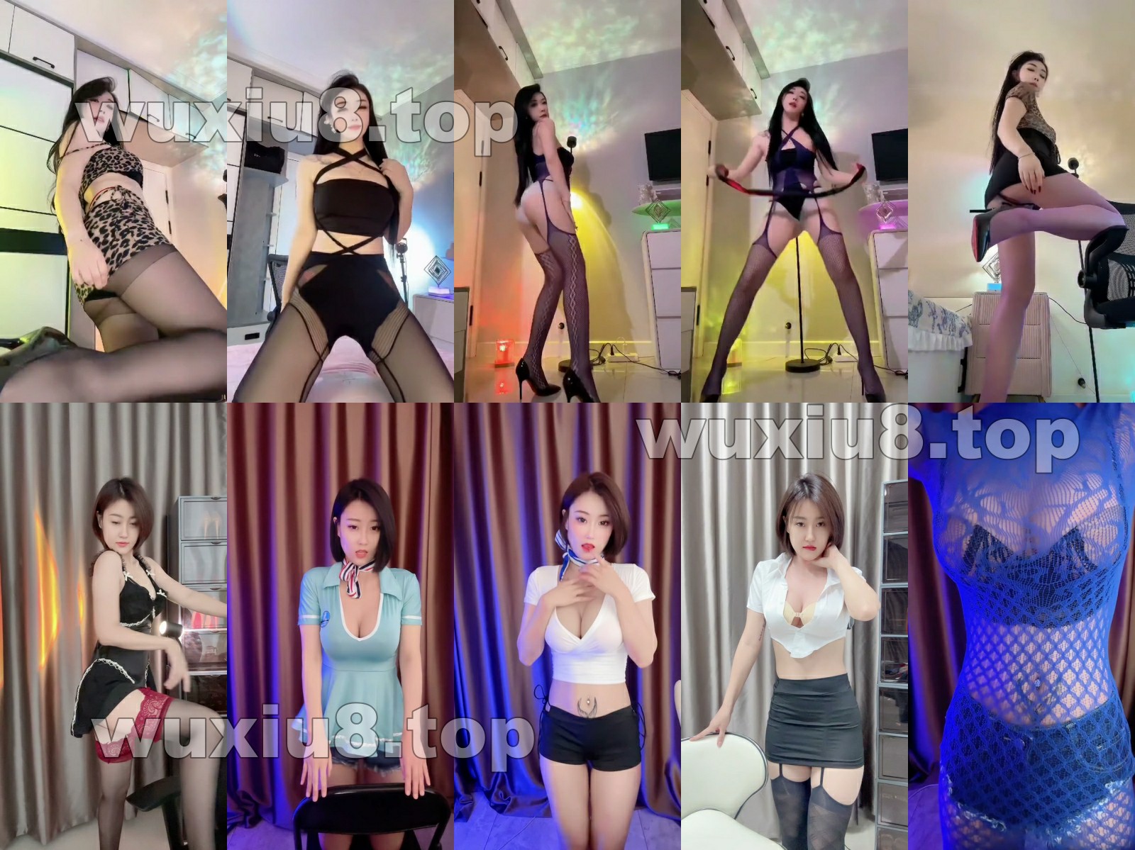 【快手】小阿婷 雪儿baby 福利舞蹈（16v 610M）